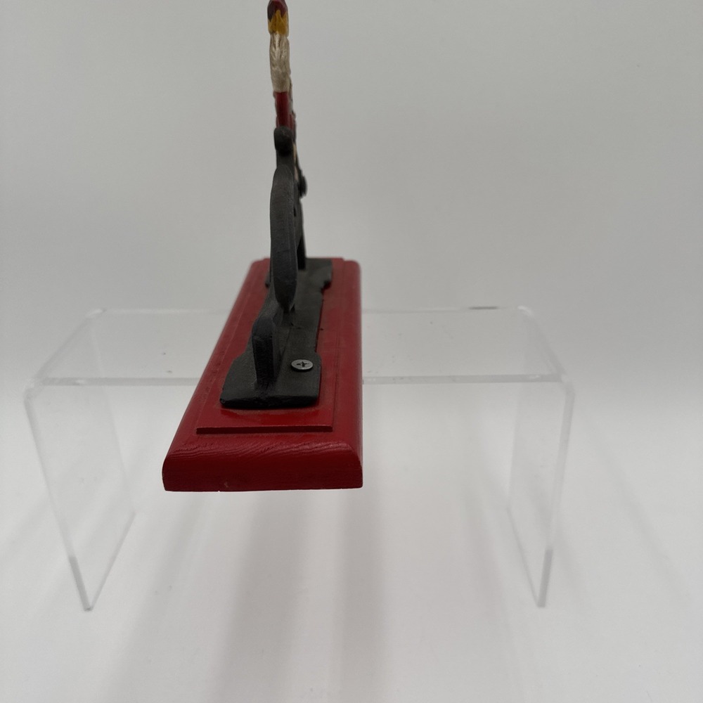 Vintage Cast Iron Christmas Solider Nutcracker Midwest Importers - Picture 2 of 7